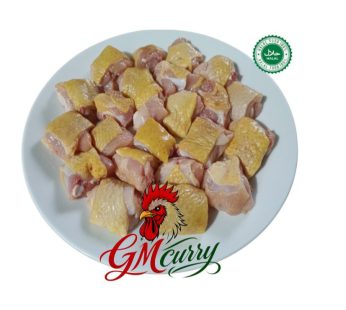 Yellow Smoky Broiler Chicken Curry Cut (With Skin)தோலுடன் கூடிய மஞ்சள் புகைச்சுவை பிராய்லர் சிக்கன் கறி